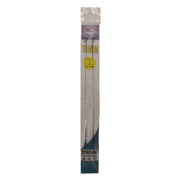 FL titaniniai pavadėliai spiningavimui 20cm