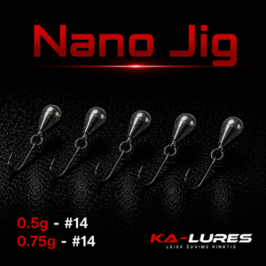 Ka-Lures Nano Jig Rig sistemėlė Kriaušė 0.5-0.75g/ 5vnt