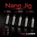 Ka-Lures Nano Jig Rig sistemėlė Pagaliukas 0.45-2g/ 5vnt