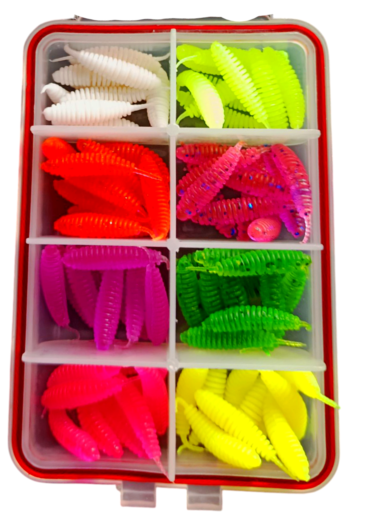 KA-Lures ryškių Tanta25 rinkinys (80vnt)