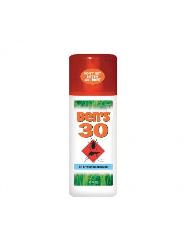 Purškiamas repelentas Ben"s 30ml Spray 100ml