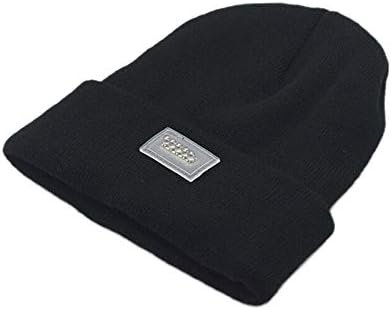 Šilta kepurė su LED apšvietimu (su baterijomis)