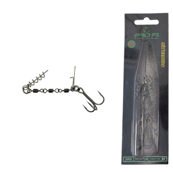 Pro FL Stinger Rig 1/0 2vnt