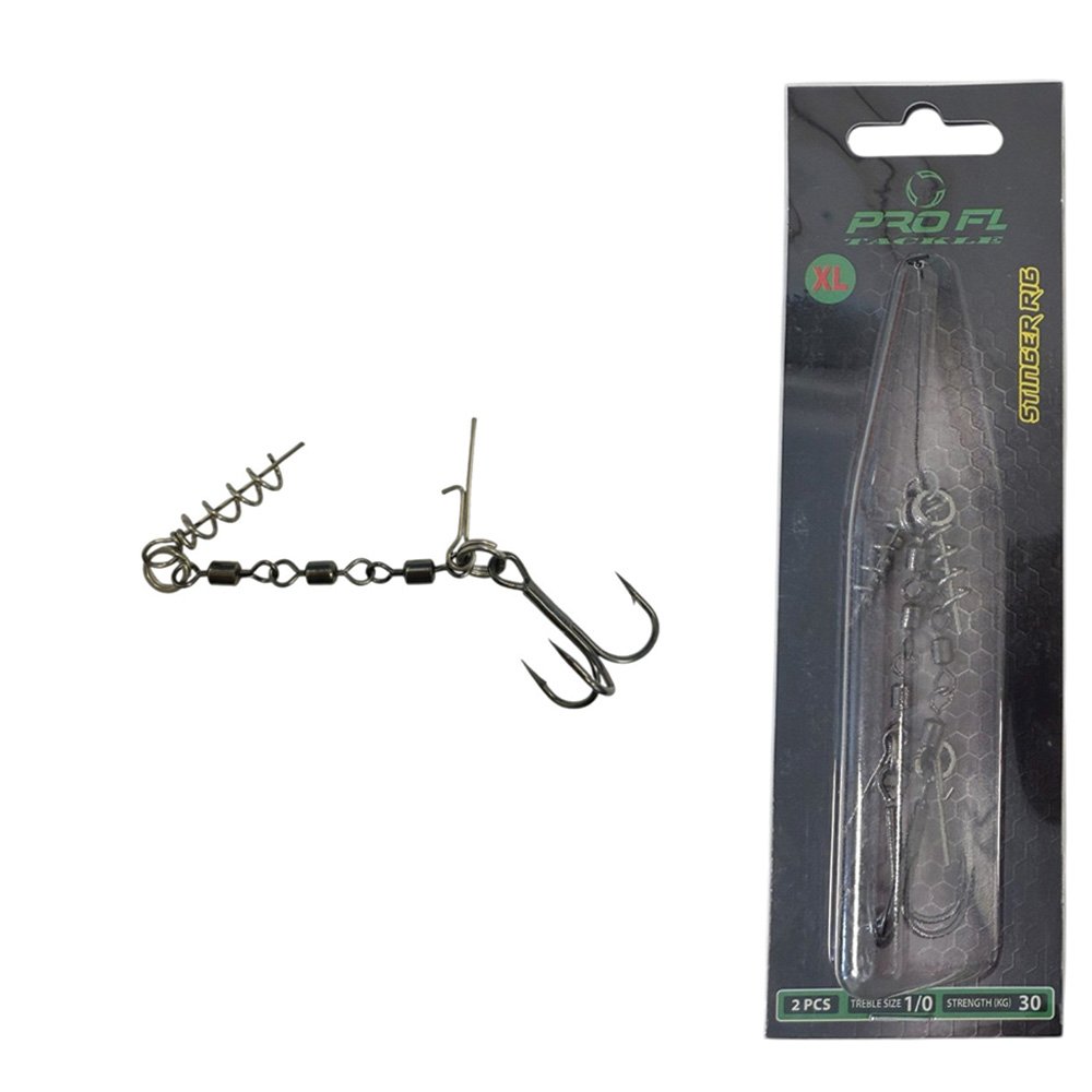 Pro FL Stinger Rig 1/0 2vnt