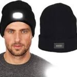 Šilta kepurė su LED apšvietimu (su baterijomis)