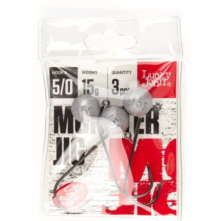 Galvakablis Lucky John Monster Jig 5/0 3vnt/pak