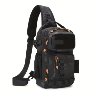 Spiningavimo kuprinė vienos petnešos