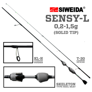 Spiningas Siweida SENSY 175cm 0.2-1.5g