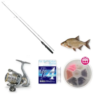 Avižadrebio rinkinys JIG MIX 0,2-2g 198cm (Fast) + Dovana