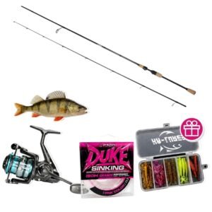 Rinkinys ešerių žūklei  1-7g 213cm (Aštrus) + Dovana