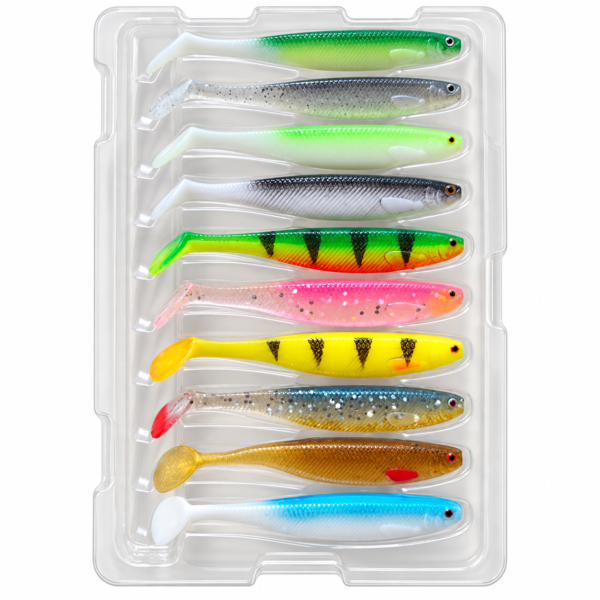 Slimukas 90mm KA-Lures rinkinys plėšrūnams